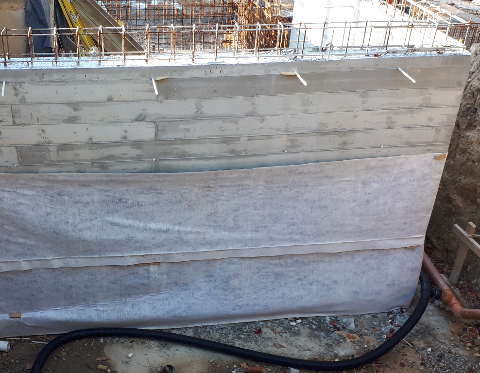 external drainage membrane